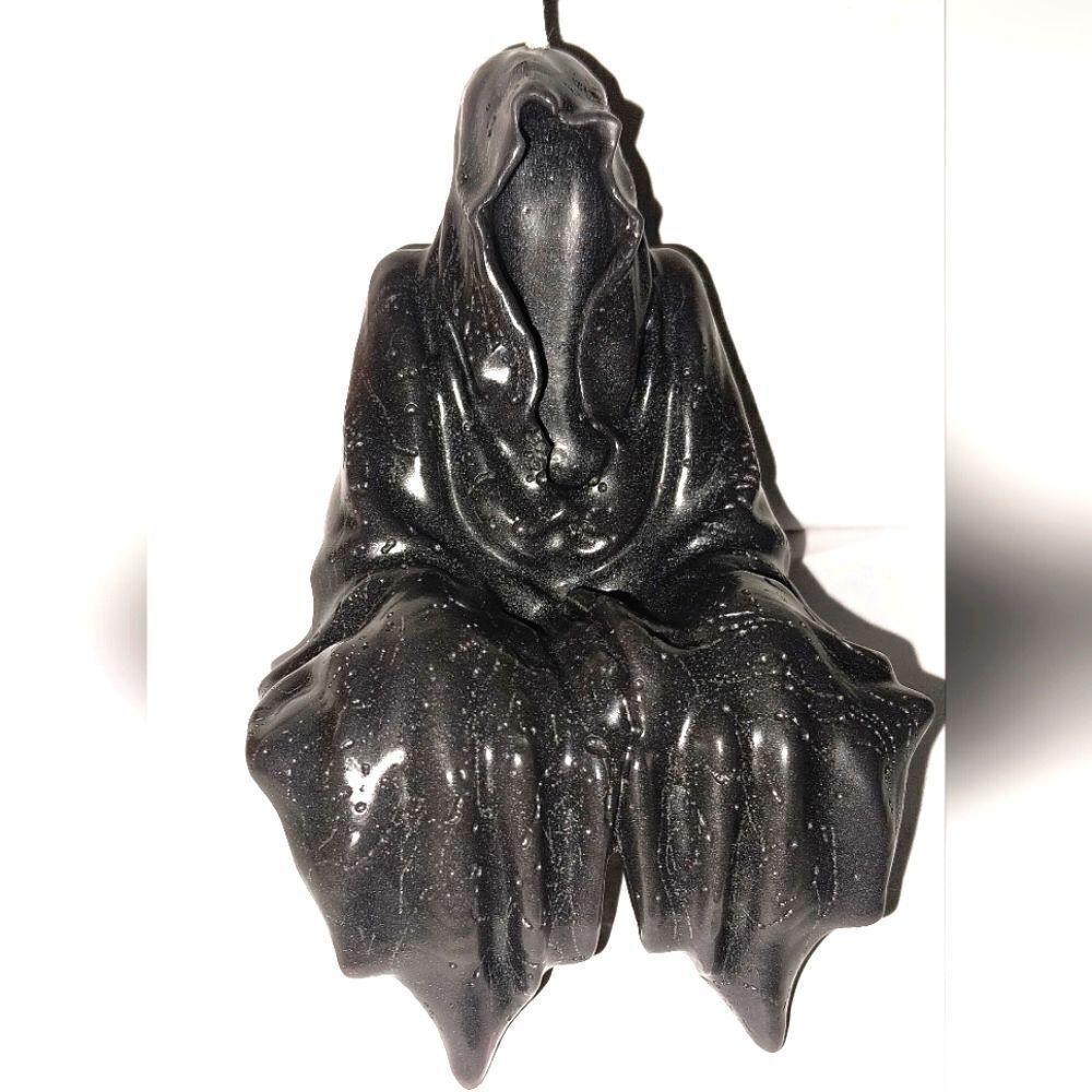 Hand crafted limited edition Grim reaper candle